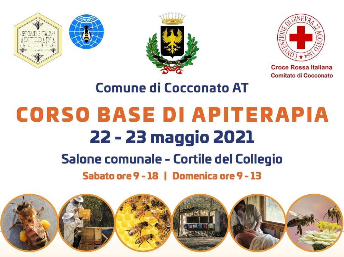 Apiterapia italia corso base 22 e 23 maggio 2021